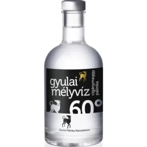 Gyulai Mélyvíz Cigánska Višňovica. Gyulai Mélyvíz Cigánymeggy pálinka. 60% alkohol.